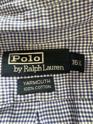 Camicia Polo Ralph Lauren Yarmouth Uomo XXL Quadri