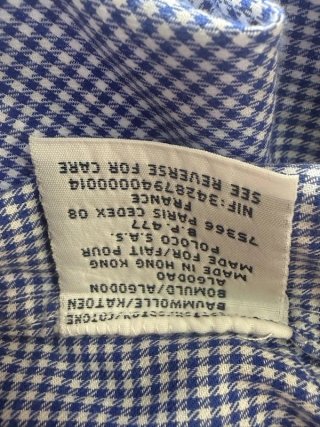 Camicia Polo Ralph Lauren Yarmouth Uomo XXL Quadri