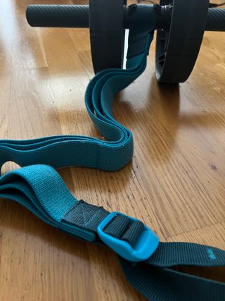 Rueda abdominal con banda y esterilla Decathlon