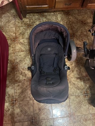 Carrito de bebé 1 plaza + suplemento sillita coche