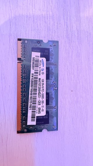 Memoria RAM Samsung 1GB PC2-5300S