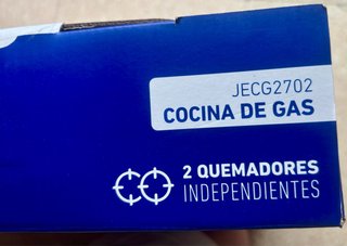 Cocina de gas Jata JECG2702 2 quemadores