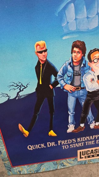 Maniac Mansion Lucasfilm Games Poster PVC 70x50cm