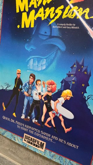 Maniac Mansion Lucasfilm Games Poster PVC 70x50cm
