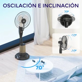 Ventilador Nebulizador Ultrasónico Silencioso