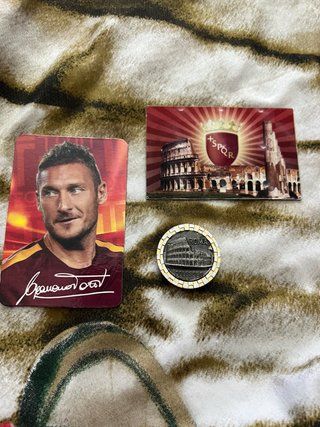 3 Magneti Totti Roma Colosseo SPQR