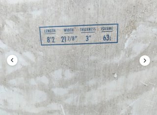 Tabla de surf LONGBOARD EPOXY 63 LITROS 8.2