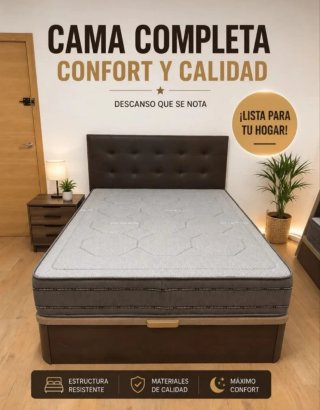 Canapé con colchón en oferta