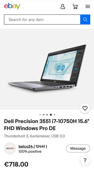 Portátil Dell Plata