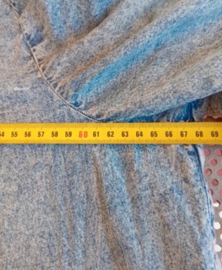 Vestito jeans lavato taglia unica veste una 48