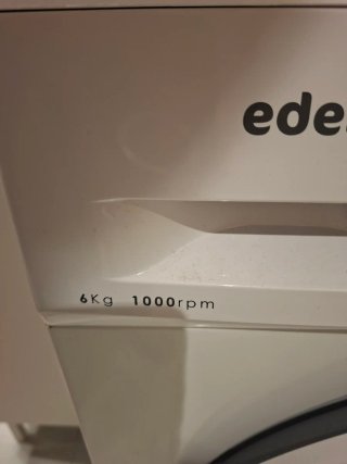 Lavadora  ancho reducido Edesa 6Kg 1000rpm