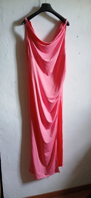 Vestito lungo con spacco taglia XL