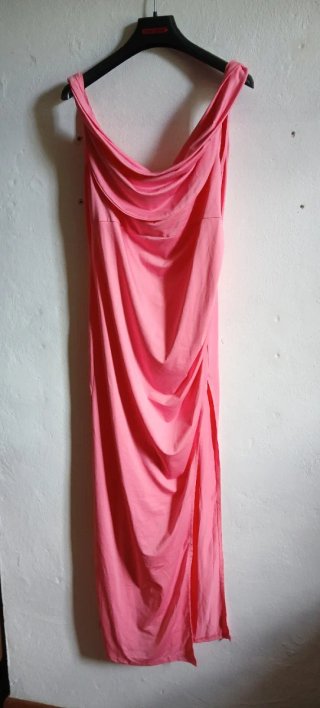 Vestito lungo con spacco taglia XL