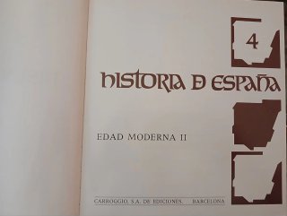 Vendo 6 volúmenes de la Historia de España.