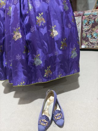 Falda Fallera Morado Nazareno