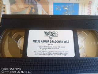 Vhs"Metal Armor Dragonar Vol.7"Yamato Series 1998