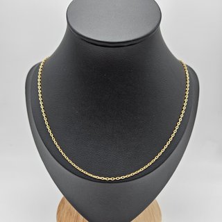 Cadena de Oro 18K, Bilbao corta, 2,63gr, 40cm
