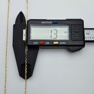 Cadena de Oro 18K, Bilbao corta, 2,63gr, 40cm