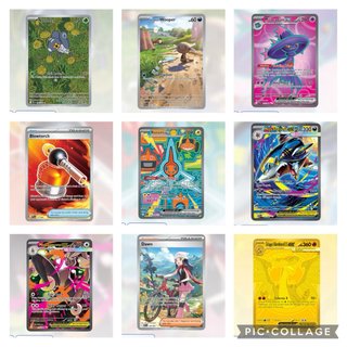 Lotto 5 carte Pokémon fiamme spettrali