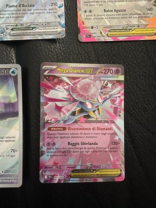 Lotto 5 carte Pokémon fiamme spettrali