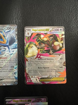 Lotto 5 carte Pokémon fiamme spettrali
