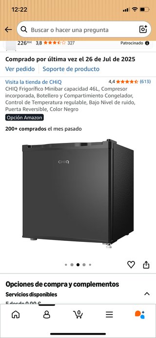 Mini nevera 46L No se hacen envíos