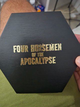 Moneda 5 Onzas Plata 4 Jinetes del Apocalipsis