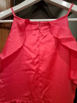 Vestido fiesta coral Guess