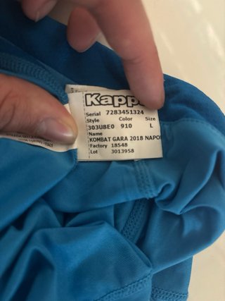 Maglia Napoli 2017/18 da gara con firma di hamsik