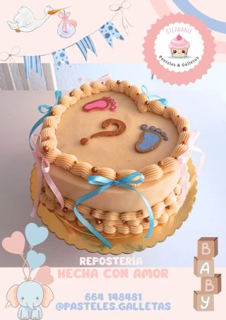 Realizó pasteles personalizados galletas y postres