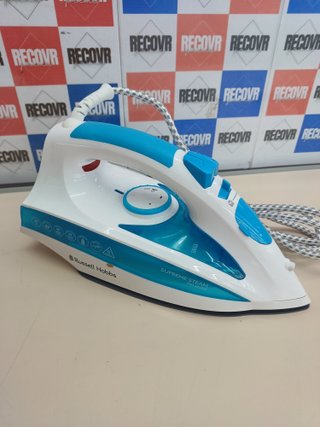 Plancha 2600W cerámica 210g vapor autolimpieza Russell Hobbs