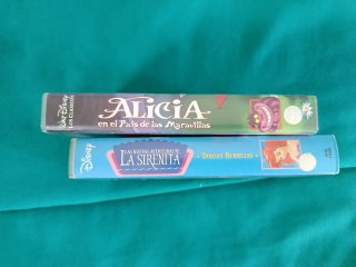 Lote 2 VHS Disney para Sergio