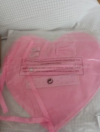 Joyero Tous Corazón Plegable Rosa de tela