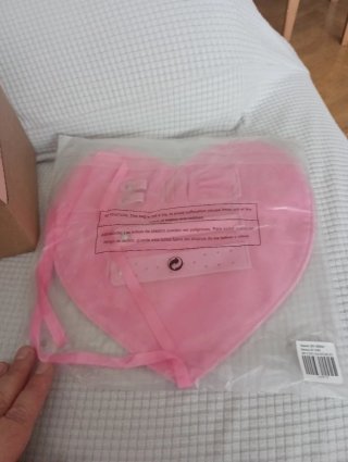 Joyero Tous Corazón Plegable Rosa de tela