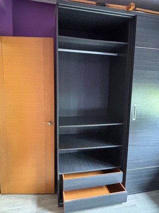 Conjunto habitación: armario, cabecero, espejo...