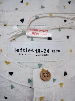 Camisa Lefties 18-24 meses