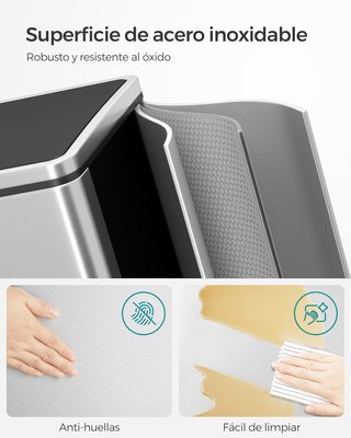 Cubo Basura SONGMICS 2x30L Reciclaje