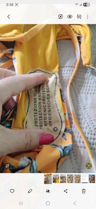 Bikini Giallo Floreale
