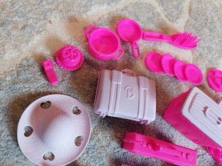 Accesorios minivan picnic Barbie Años 80