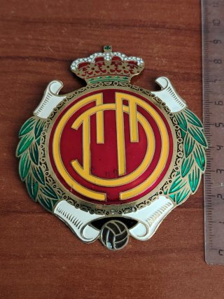 Chapa Antigua RCD Mallorca Fútbol para moto vespa