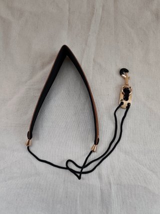 Correa de saxofón con gancho - Cuero (nueva)