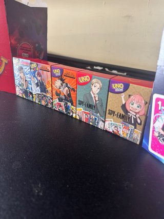 Carte UNO Anime: Boruto, MHA, Spy Family