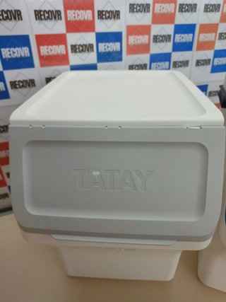 Cubos reciclaje 20L apilables set 4 Tatay Easy Waste