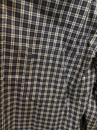 Camisa Pedro del Hierro cuadros azul y blanco