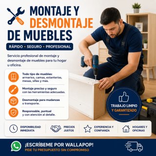 Montaje y desmontaje de muebles