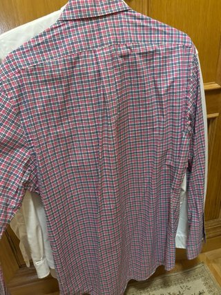 Camisa Ralph Lauren Cuadros Rosa/Azul Talla M