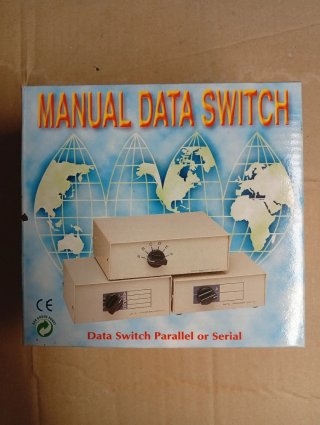 Conmutador de datos manual Vintage