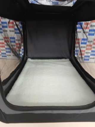 Transportín plegable tela oxford mediano Feandrea