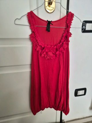 Canotta elegante rossa