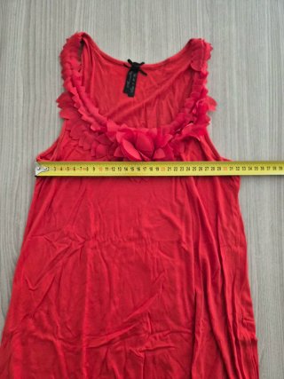 Canotta elegante rossa